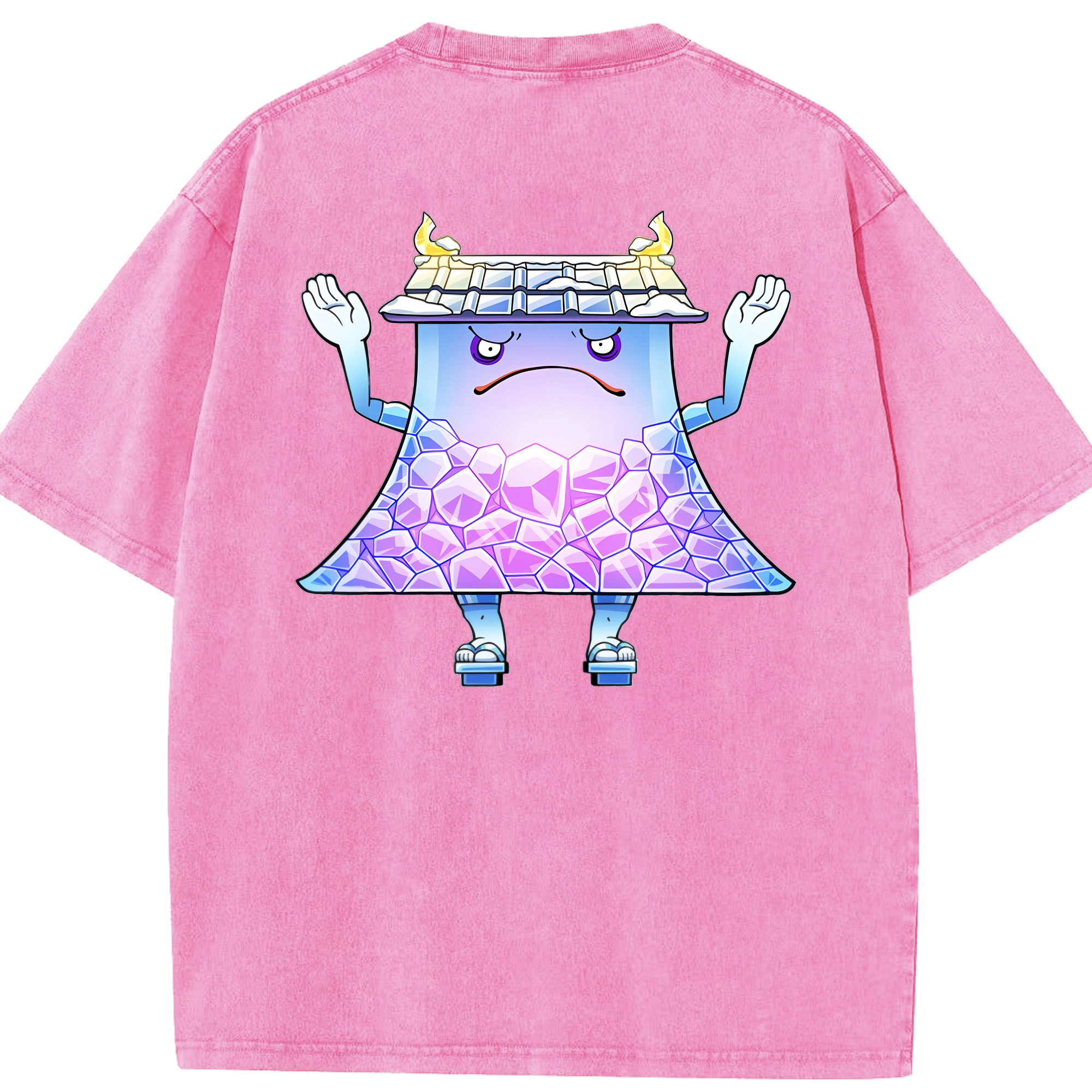 （画像用） 妖怪ウォッチ Yo-kai Watch 綿100% ヴィンテージ風 半袖Tシャツ（背面プリント）